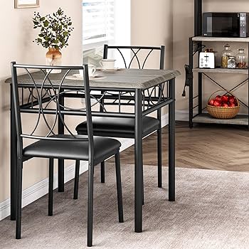 Amazon.com - CABIHOME Dining Table Set for 2, 3 Piece